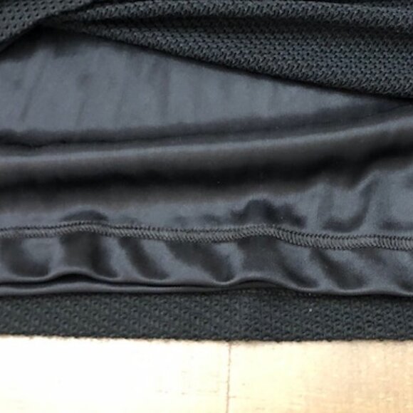 𝅺custo Barcelona Wool Blend Black Fitted Long Sleeve Dress - Picture 6 of 7